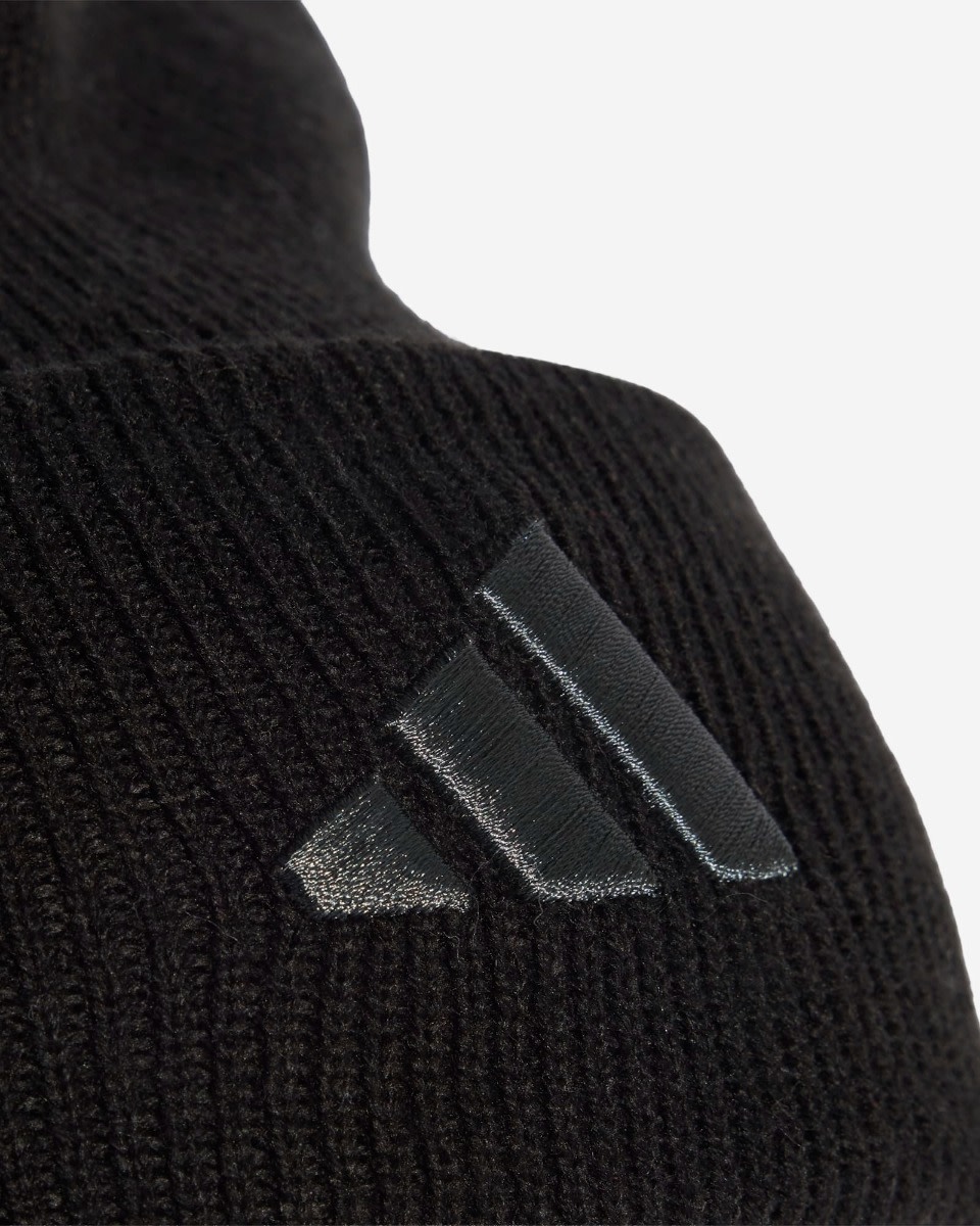 LFC adidas Woolie Beanie Black & Grey Six - Image 4