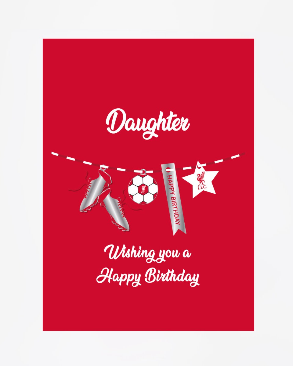 LFC Happy Birthday Daughter Card - Image 1