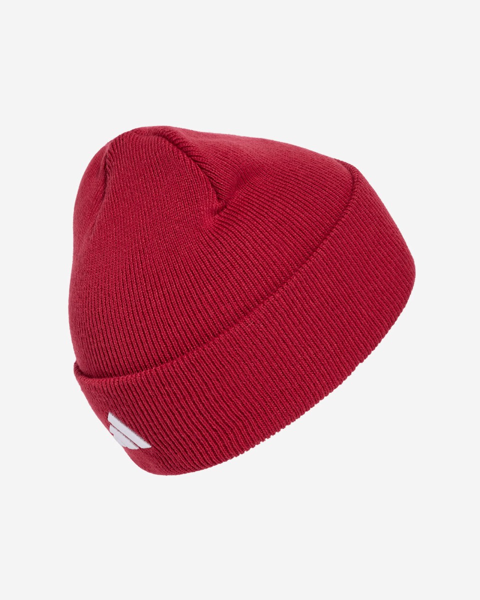 Gorro LFC adidas Woolie Active, granate y blanco - Image 3