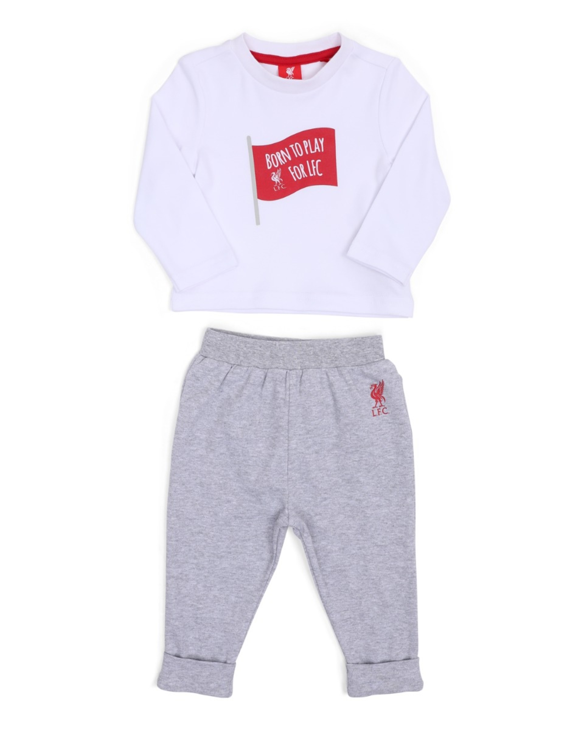 LFC Baby Joggers T-shirt sæt grå - Image 1