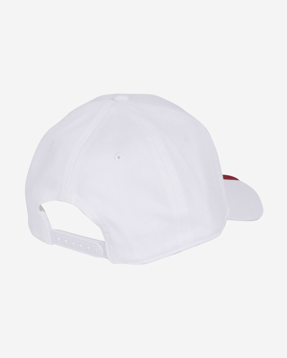 LFC adidas Youth Cap White & Active Maroon - Image 2