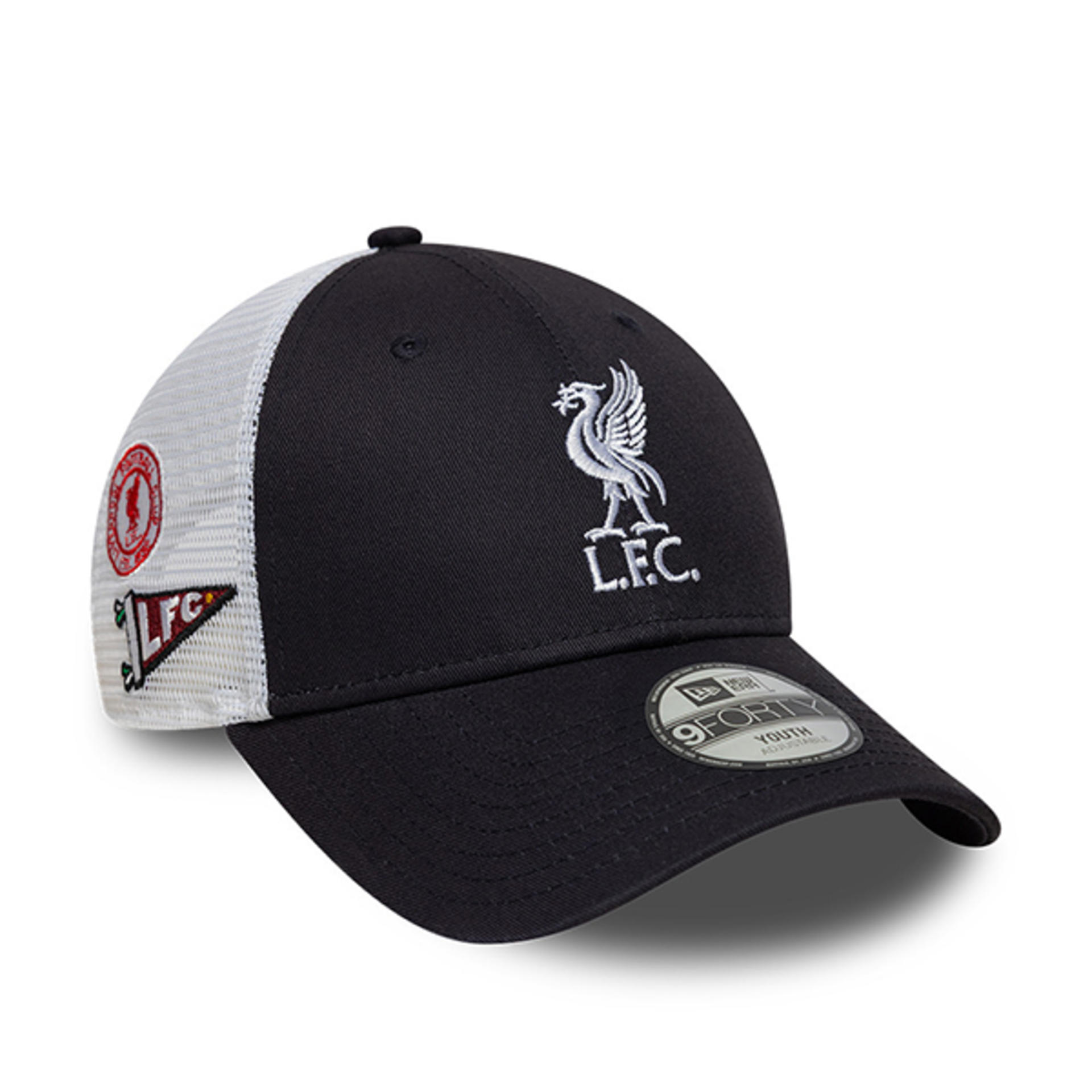 LFC New Era Juniors 9FORTY Patchcap, Marineblau - Image 4