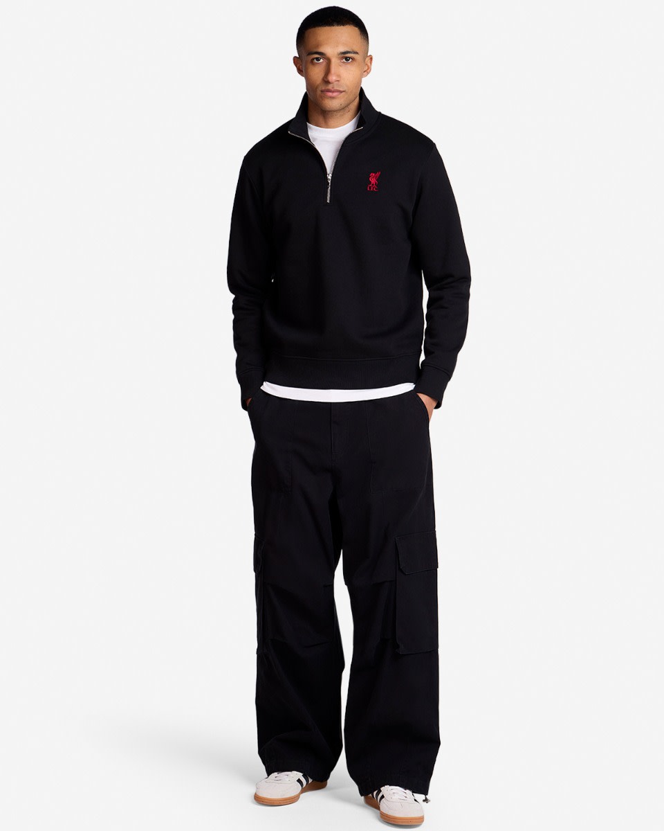 LFC Herre Quarter Zip Sweatshirt Sort - Image 3