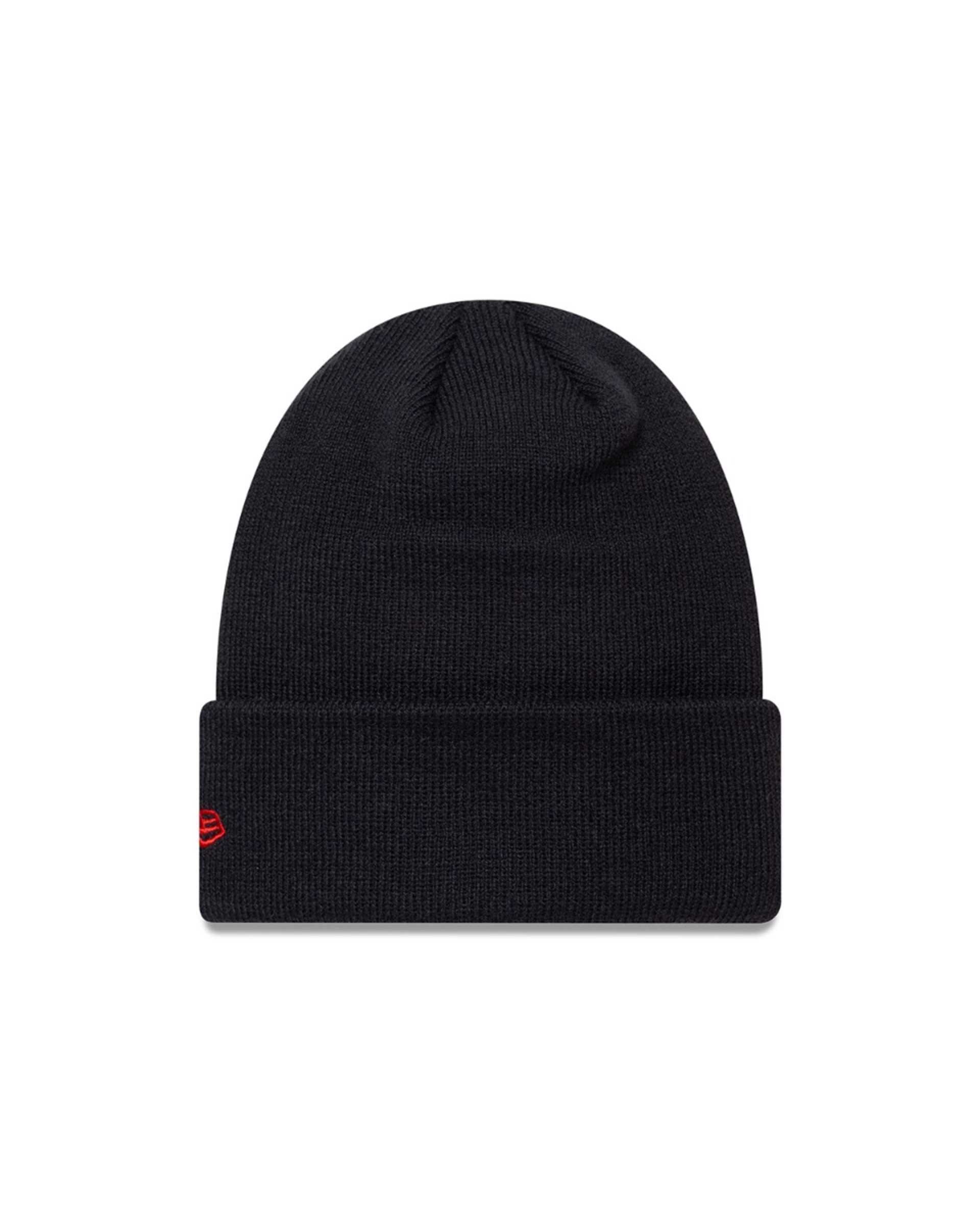 Gorro LFC New Era para niños con forma de Liverbird, tejido con puños, negro y rojo - Image 2