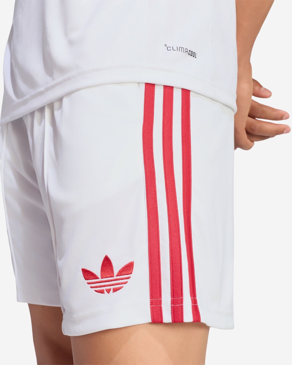 LFC adidas Mens 26/27 Away Shorts White - Image 3