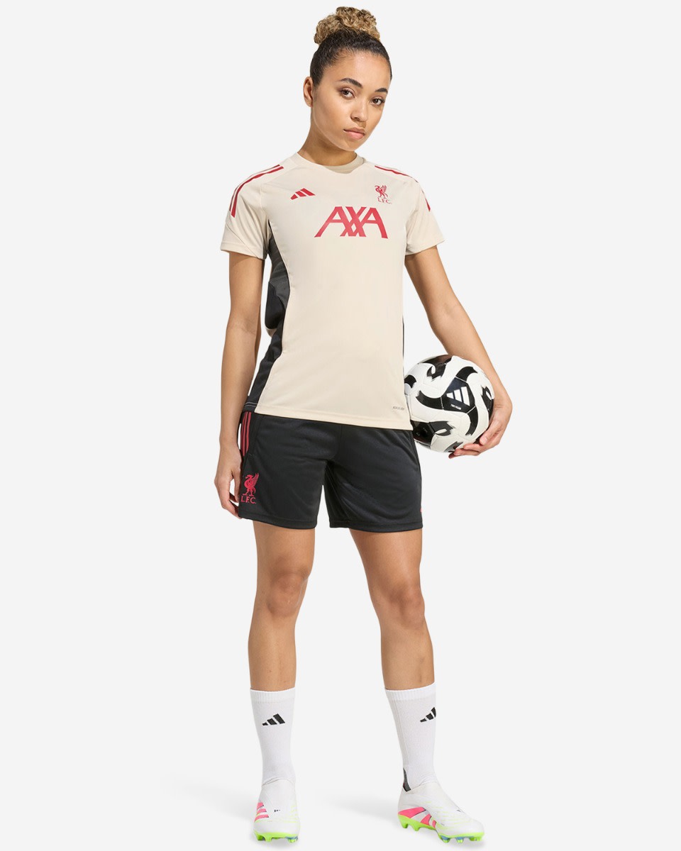 LFC 아디다스 여성용 25/26 국산 반소매 탑 화이트 - Image 3