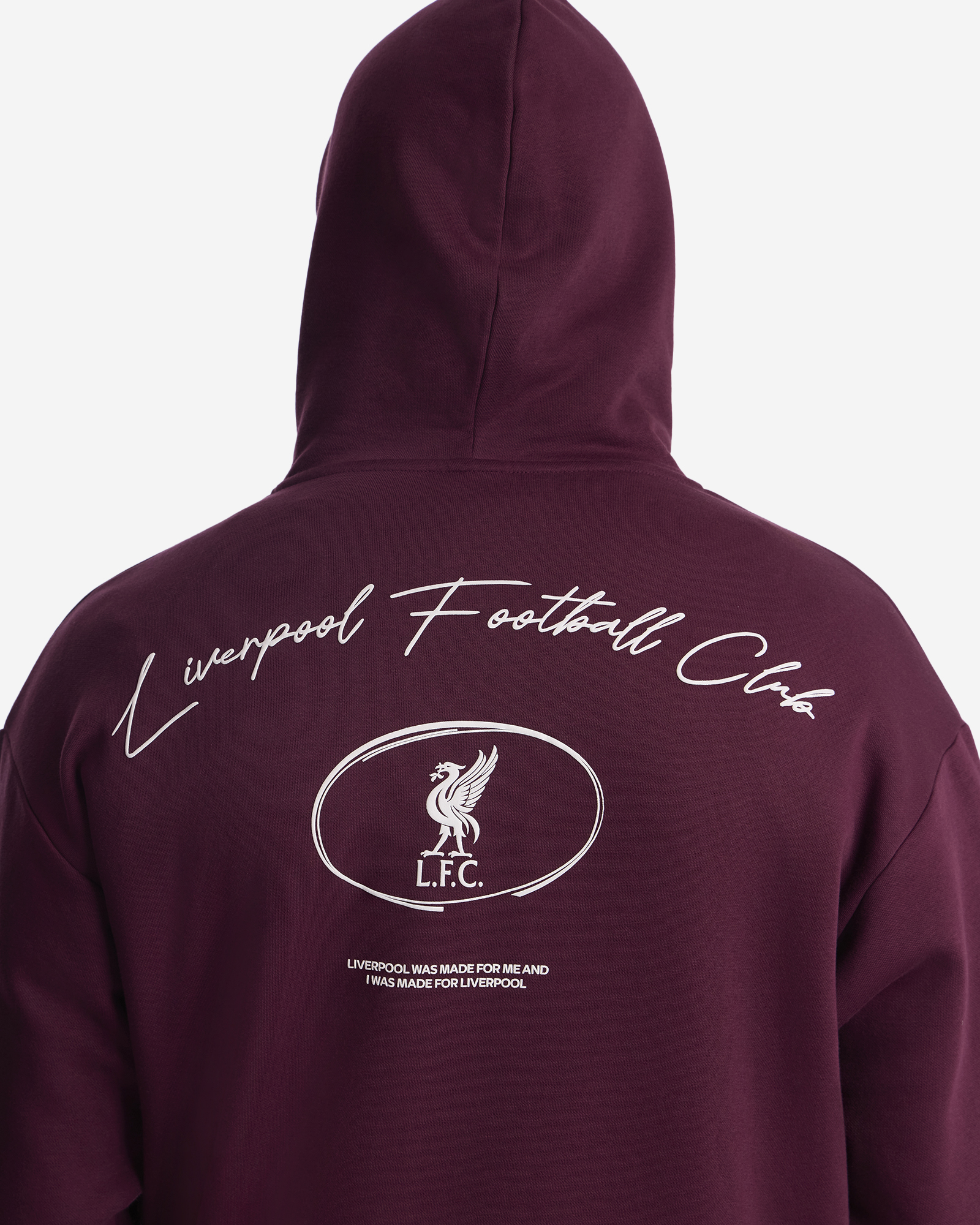LFC 男式背面印花超大连帽卫衣 Fig - Image 3