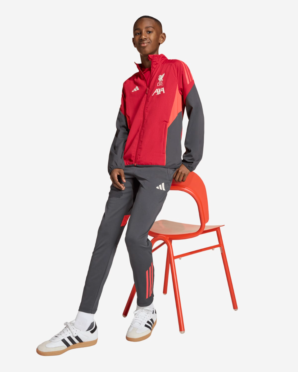 LFC adidas Juniors 25/26 Matchday Jacket Red - Image 3