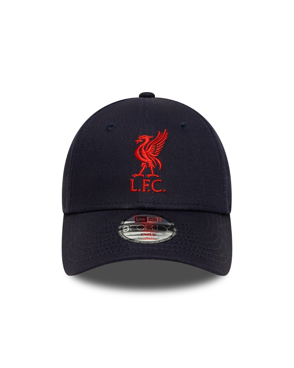 LFC New Era Kids 9FORTY Liverbird Cap Navy - Image 2