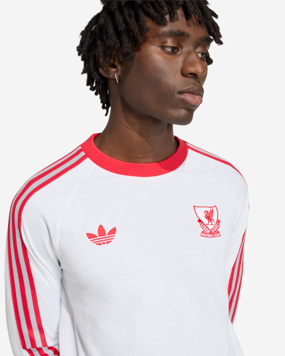 Camiseta de manga larga LFC adidas Originals blanca - Image 4