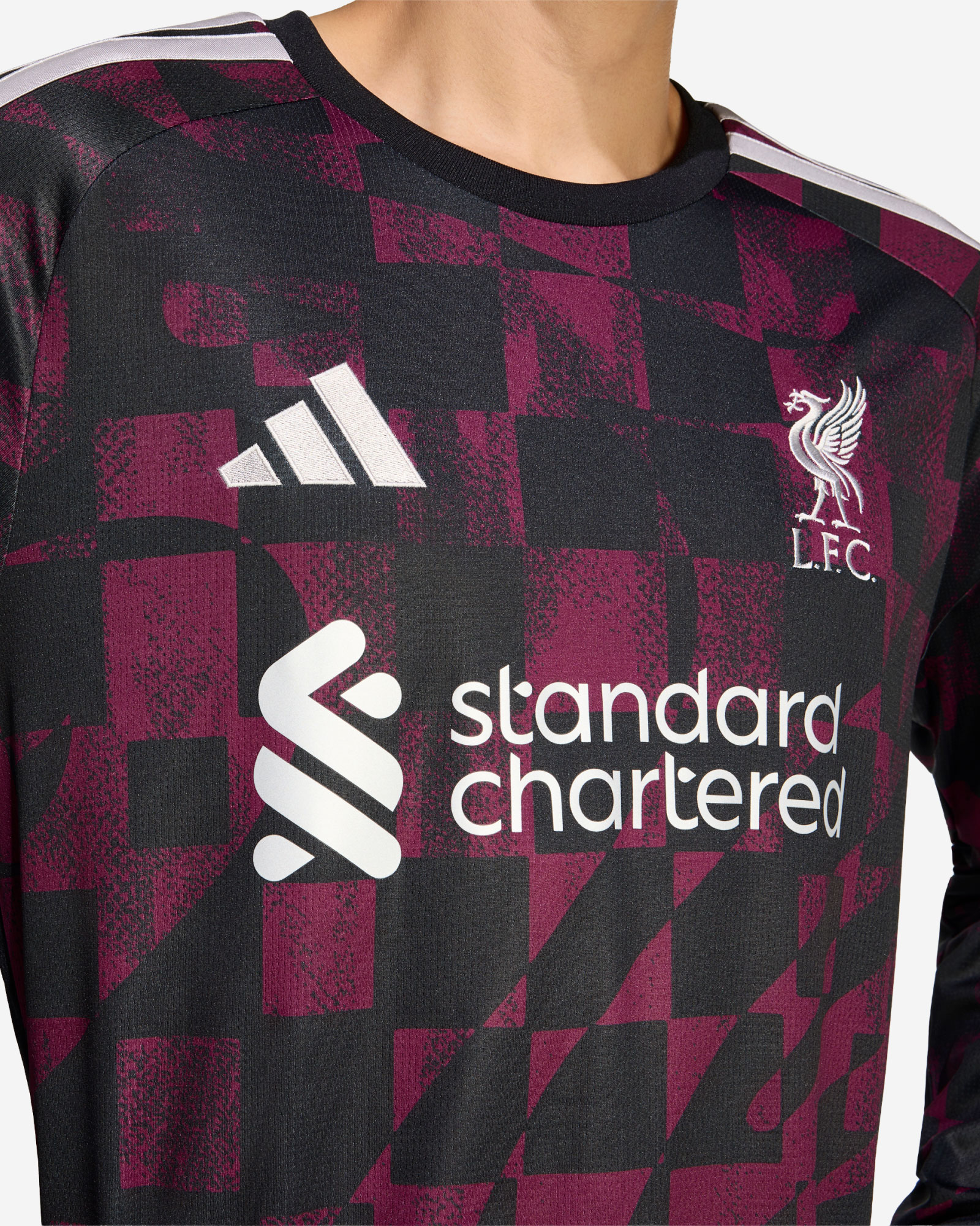 LFC adidas Mens 26/27 Long Sleeve Third Jersey