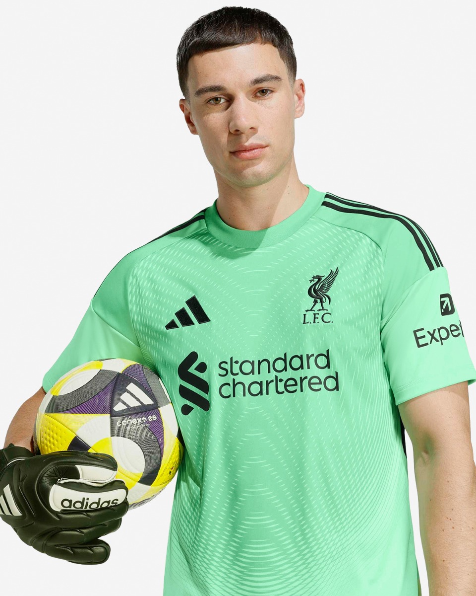 LFC adidas Mens 25/26 Home Short Sleeve Goalkeeper Jersey