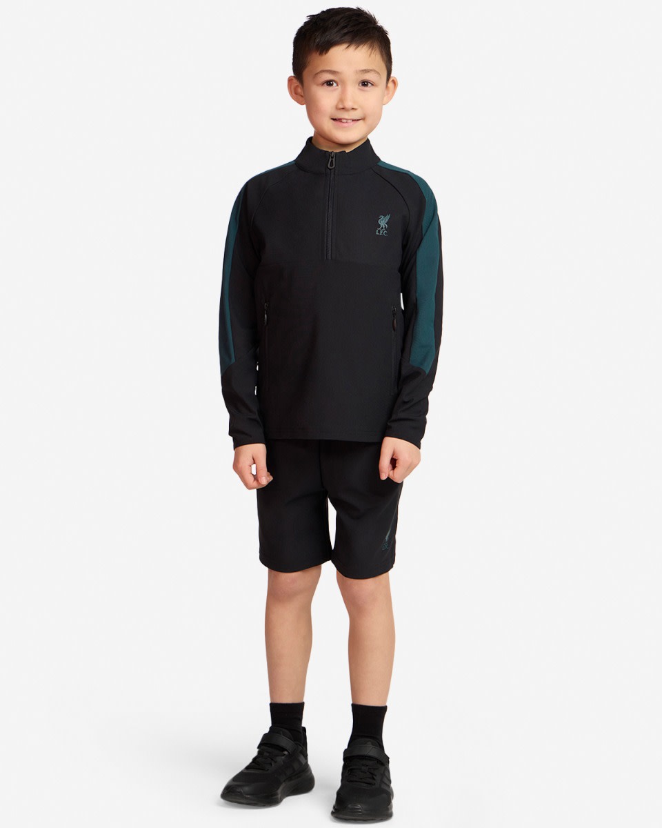 LFC Juniors Zip Through Top Black - Image 3