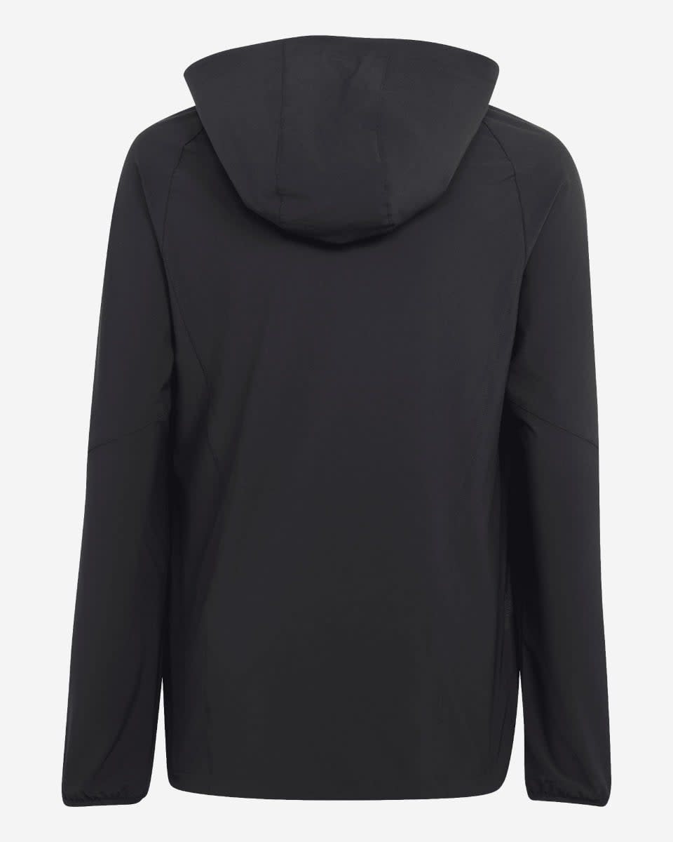 LFC adidas Youth Tiro Travel Windbreaker med fuld lynlås Sort - Image 2