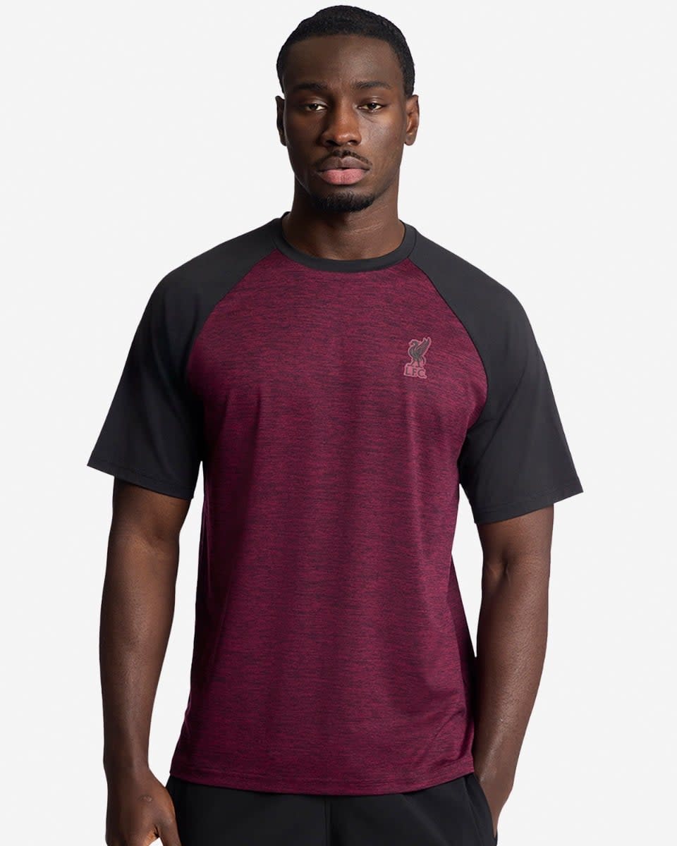 LFC Mens Marl Tee Red & Black - Image 1