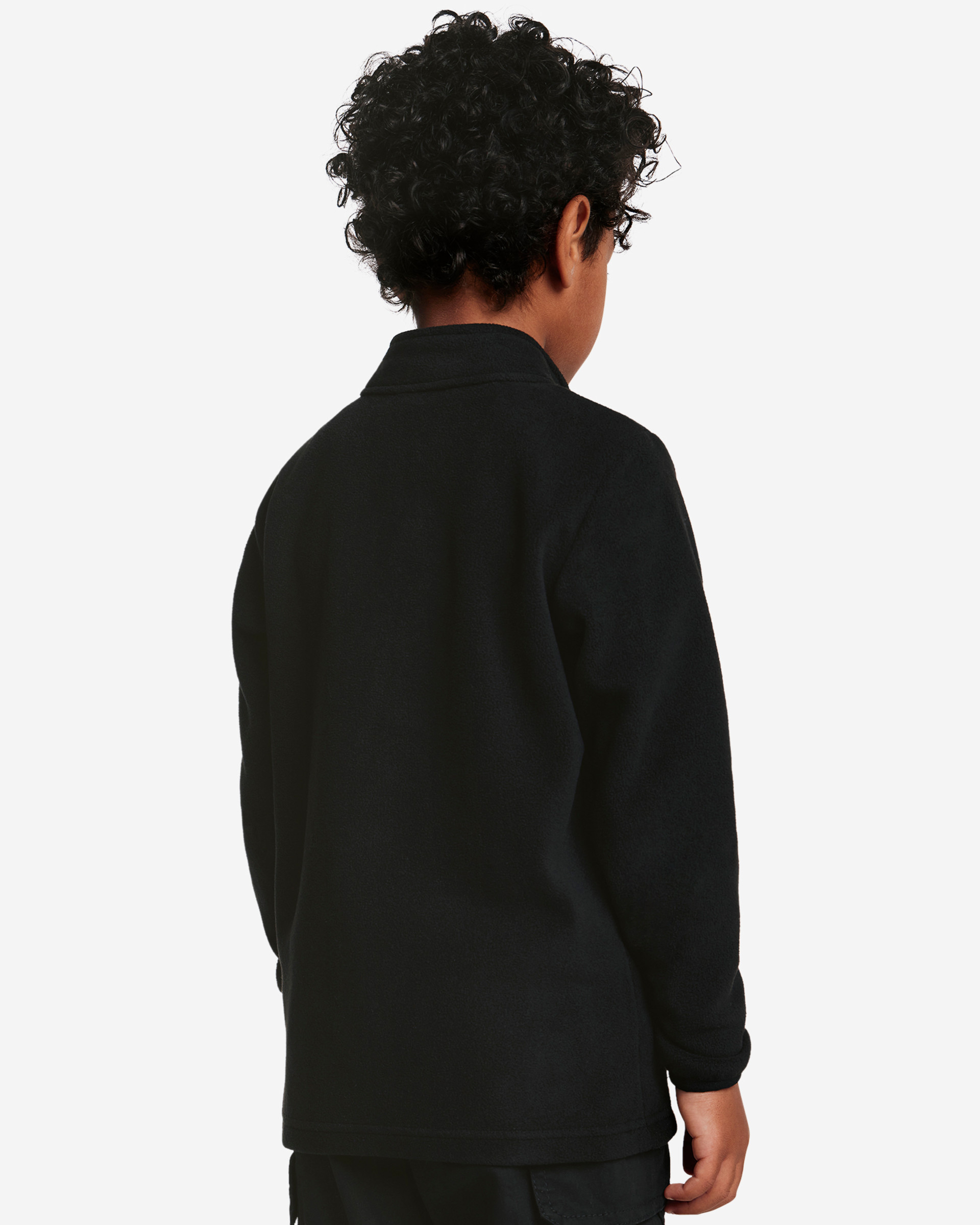LFC Spædbørn Quarter Fleece med Lynlås Sort - Image 4