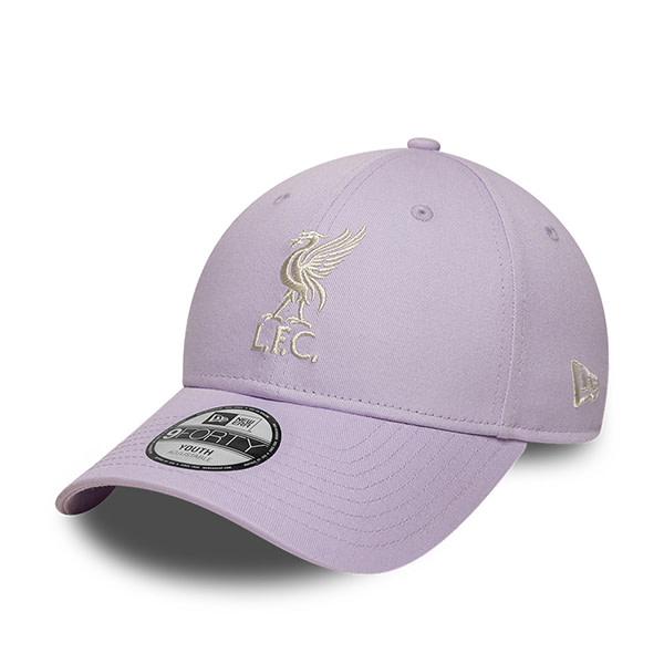 LFC New Era Juniors 9FORTY Cap Pastel Lilac - Image 1