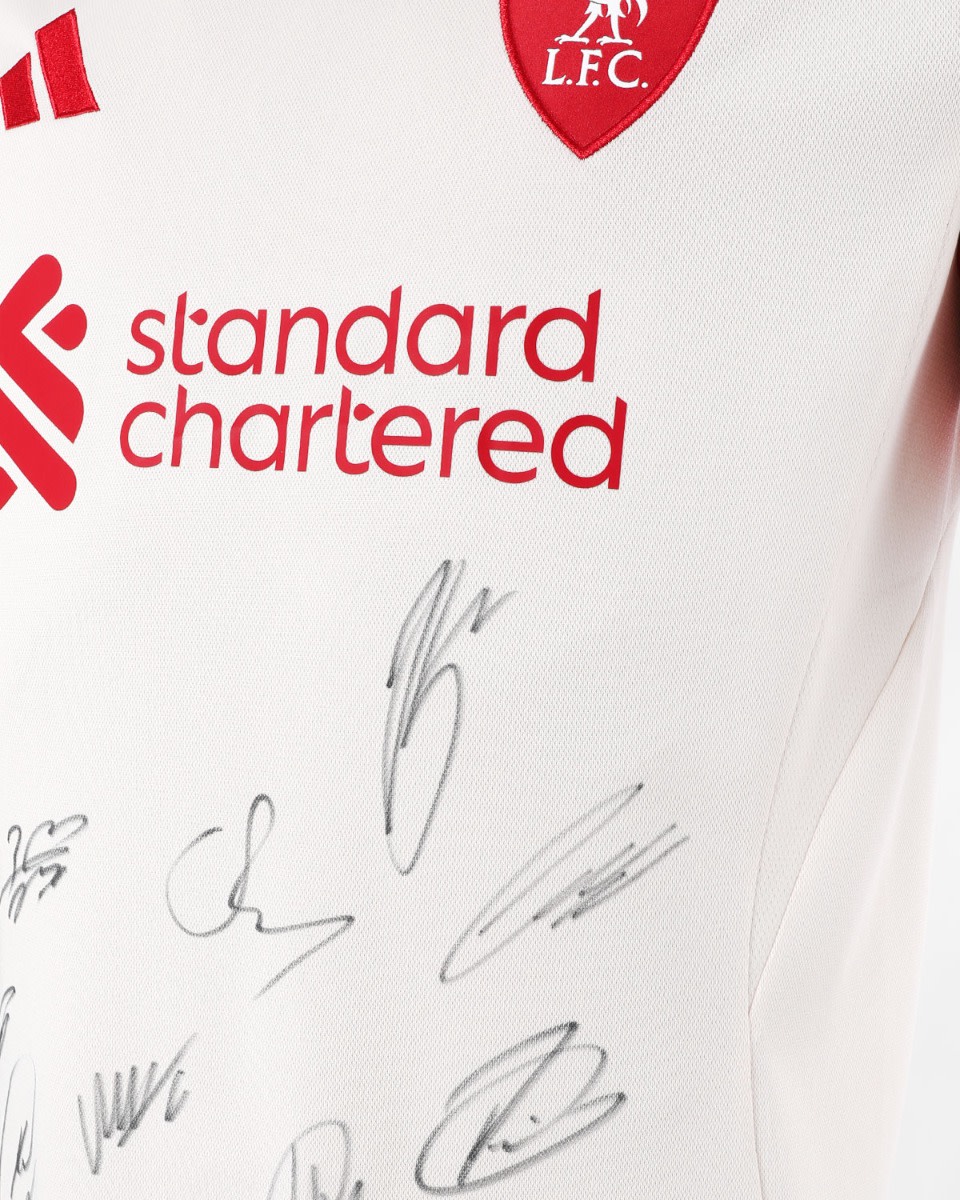 LFC Signed 25/26 Squad Boxed Away Shirt - Image 3