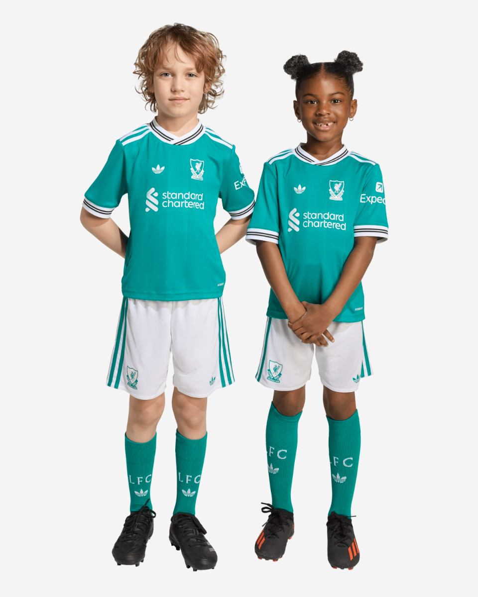 LFC adidas Kids 25/26 Third Mini Kit - Image 1
