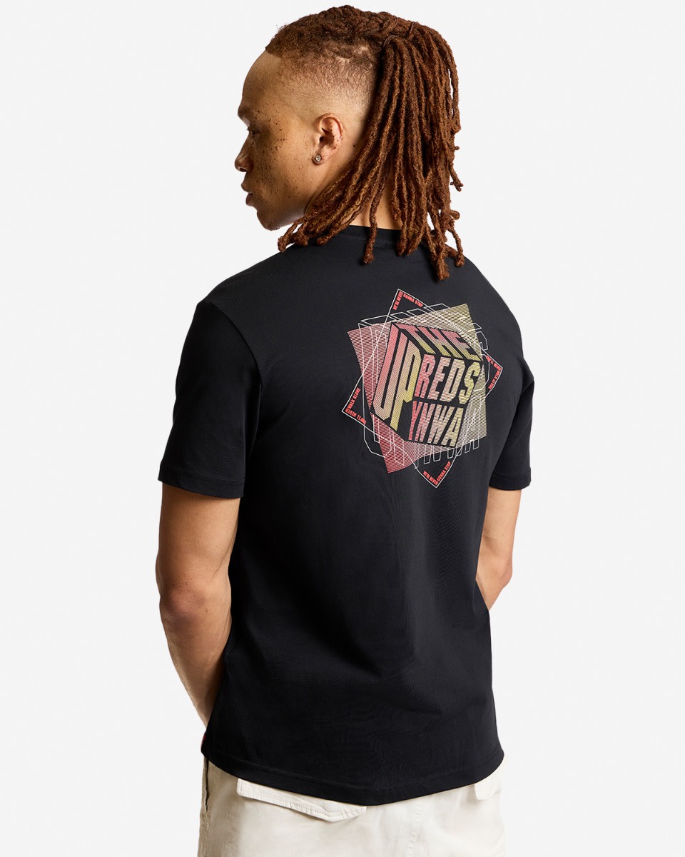 LFC Mens Up The Reds Tee Black - Image 1