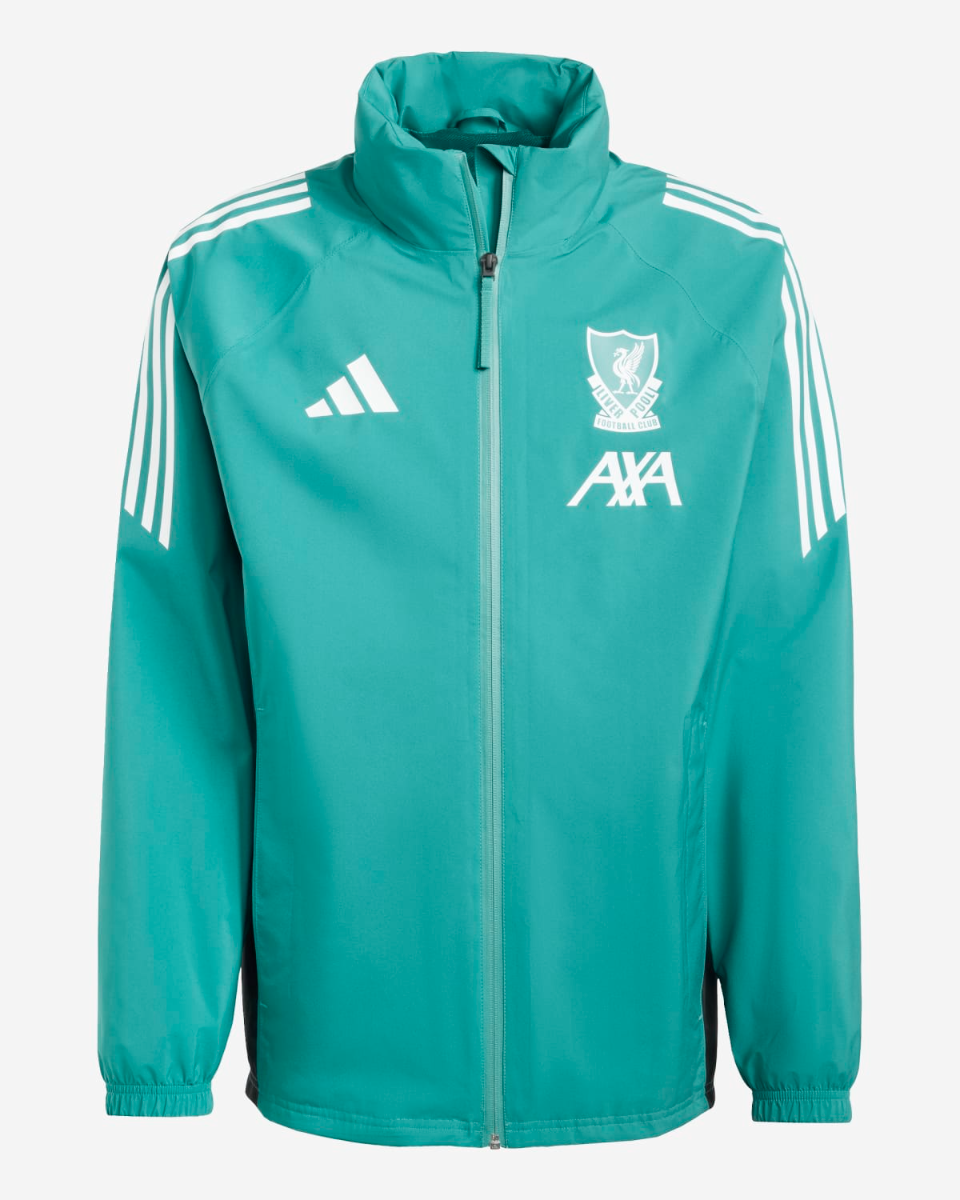 LFC adidas Mens 25/26 European Rain Jacket
