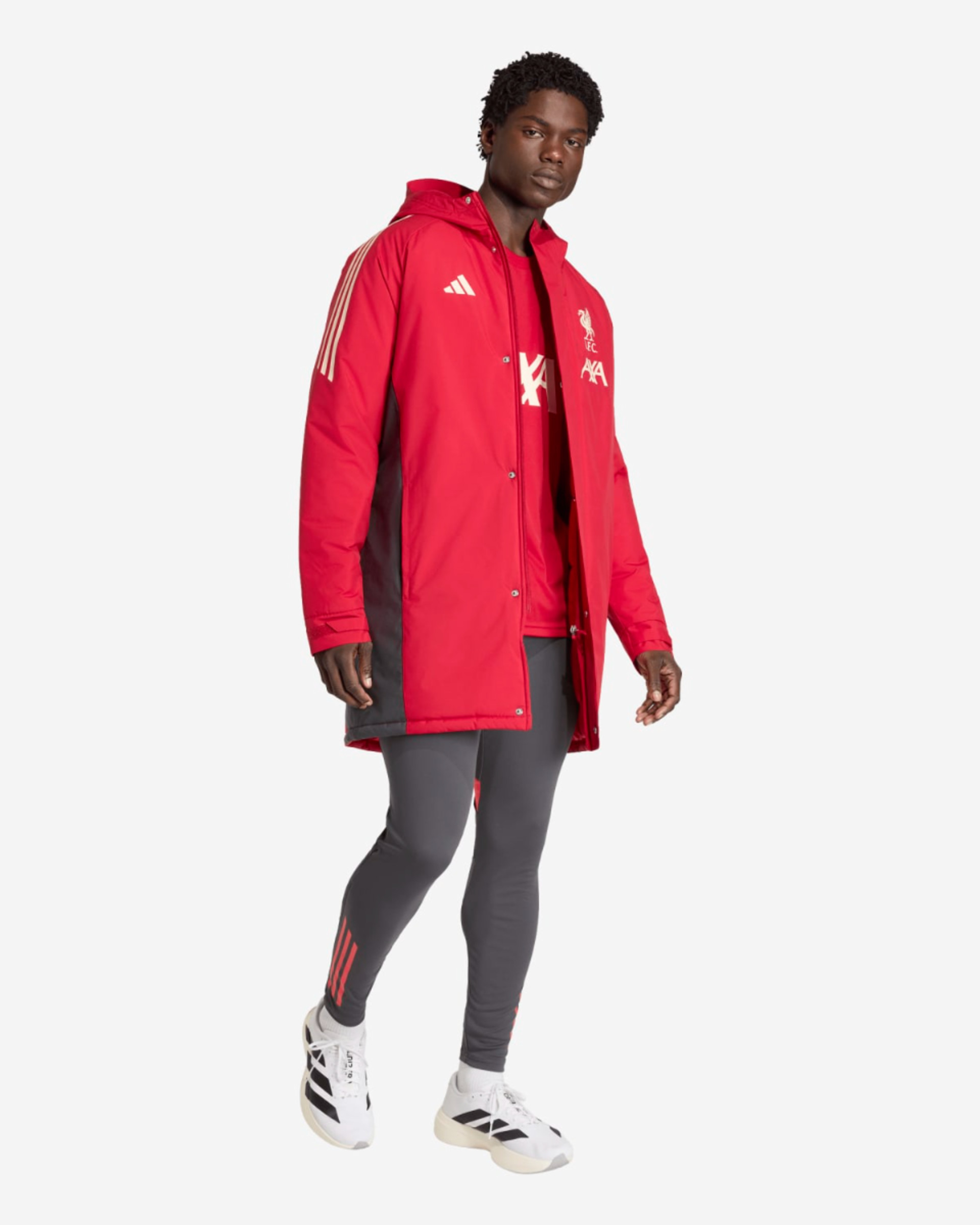 LFC adidas Herre 25/26 Lang match-Day-jakke Rød - Image 3