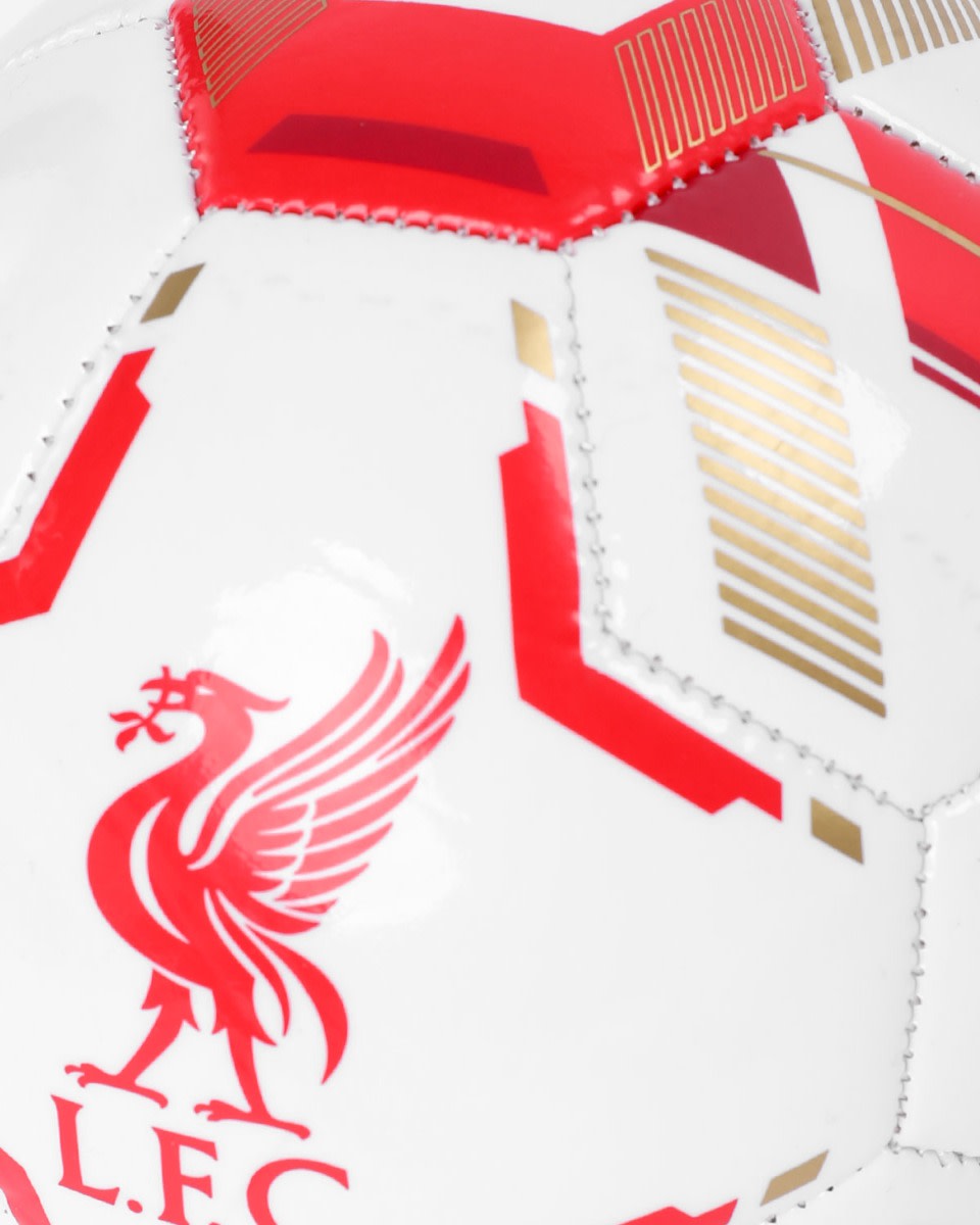 LFC サイズ 1 フットボールホワイト、レッド、グレー - Image 2