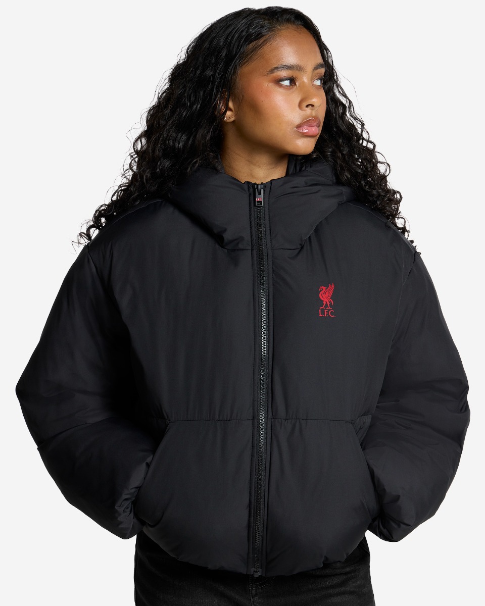 Veste LFC Puffa pour femmes, noire - Image 4