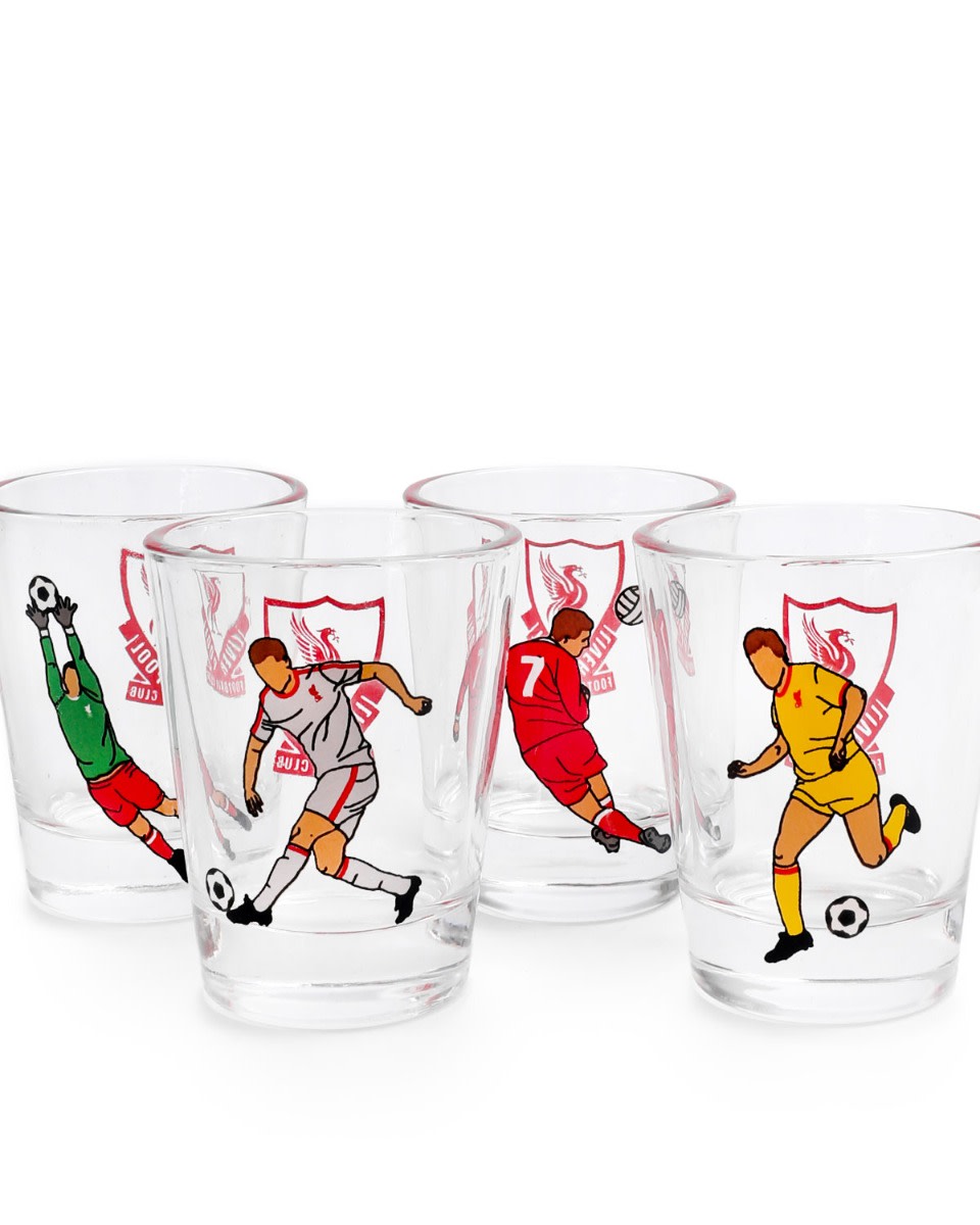LFC Football Print Shot Glass Set - Image 1