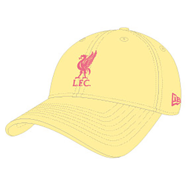 LFC New Era Womens Pastel Yellow 9FORTY Adjustable Cap - Image 3