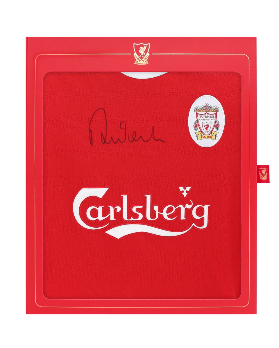 Chemise d'accueil en boîte 98-00 Fowler signée LFC - Image 1