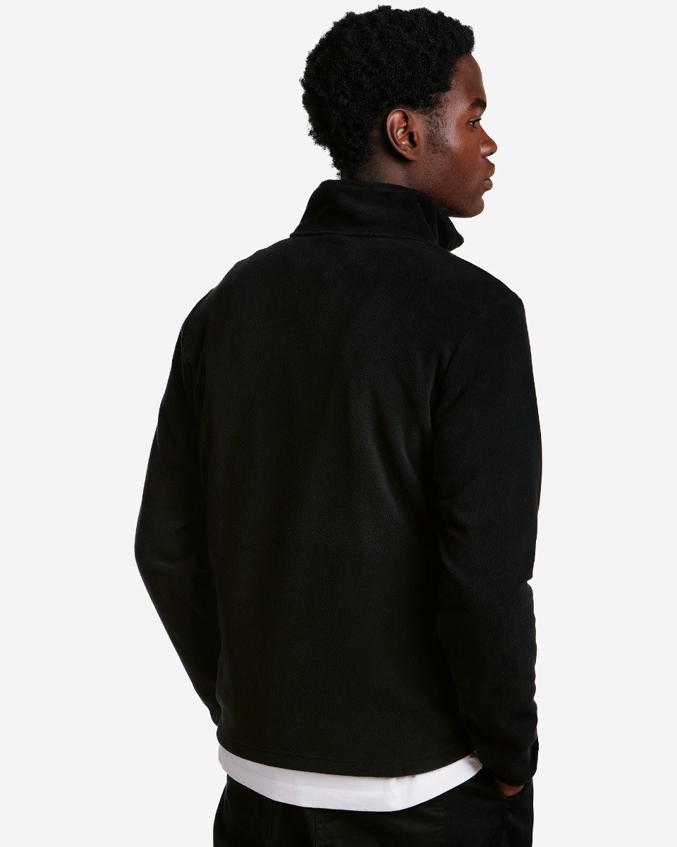 LFC Herren-Fleecejacke mit Viertelreißverschluss, Schwarz - Image 4
