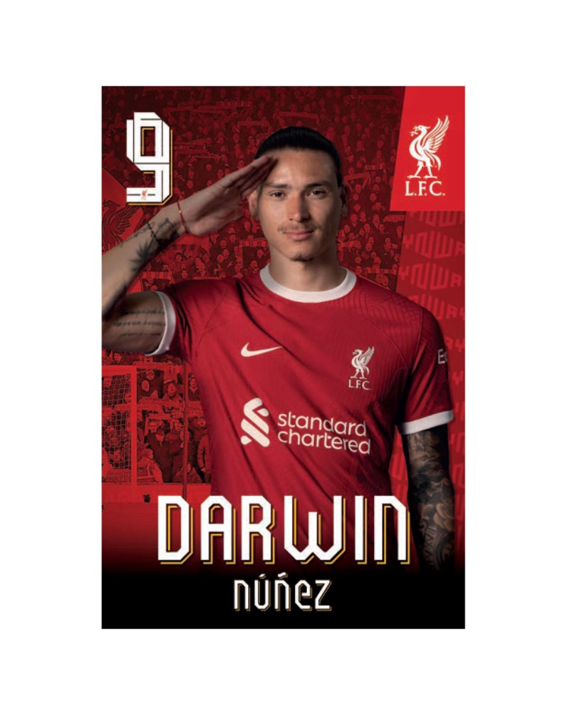 Affiche LFC 23/24 Darwin Nunez - Image 1