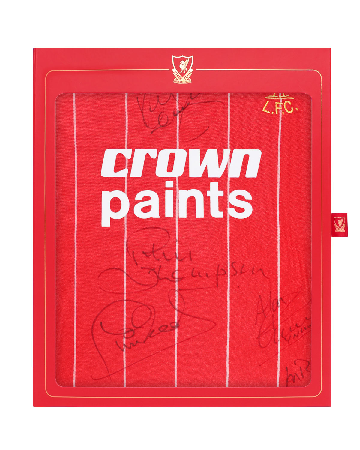 LFC Signed 82 Boxed Shirt - Image 1