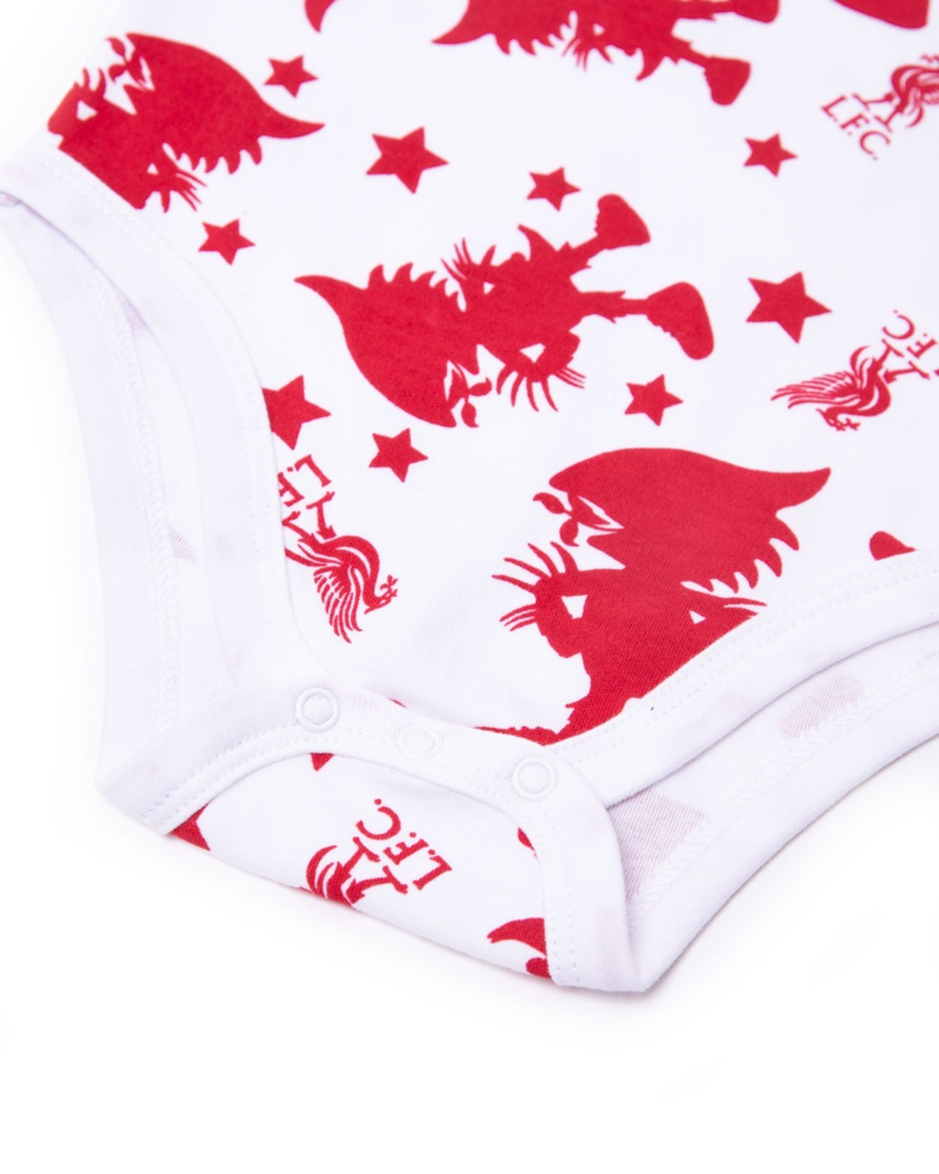 LFC Spædbørn Mighty Red 2Pk Bodysuits Rød - Image 4