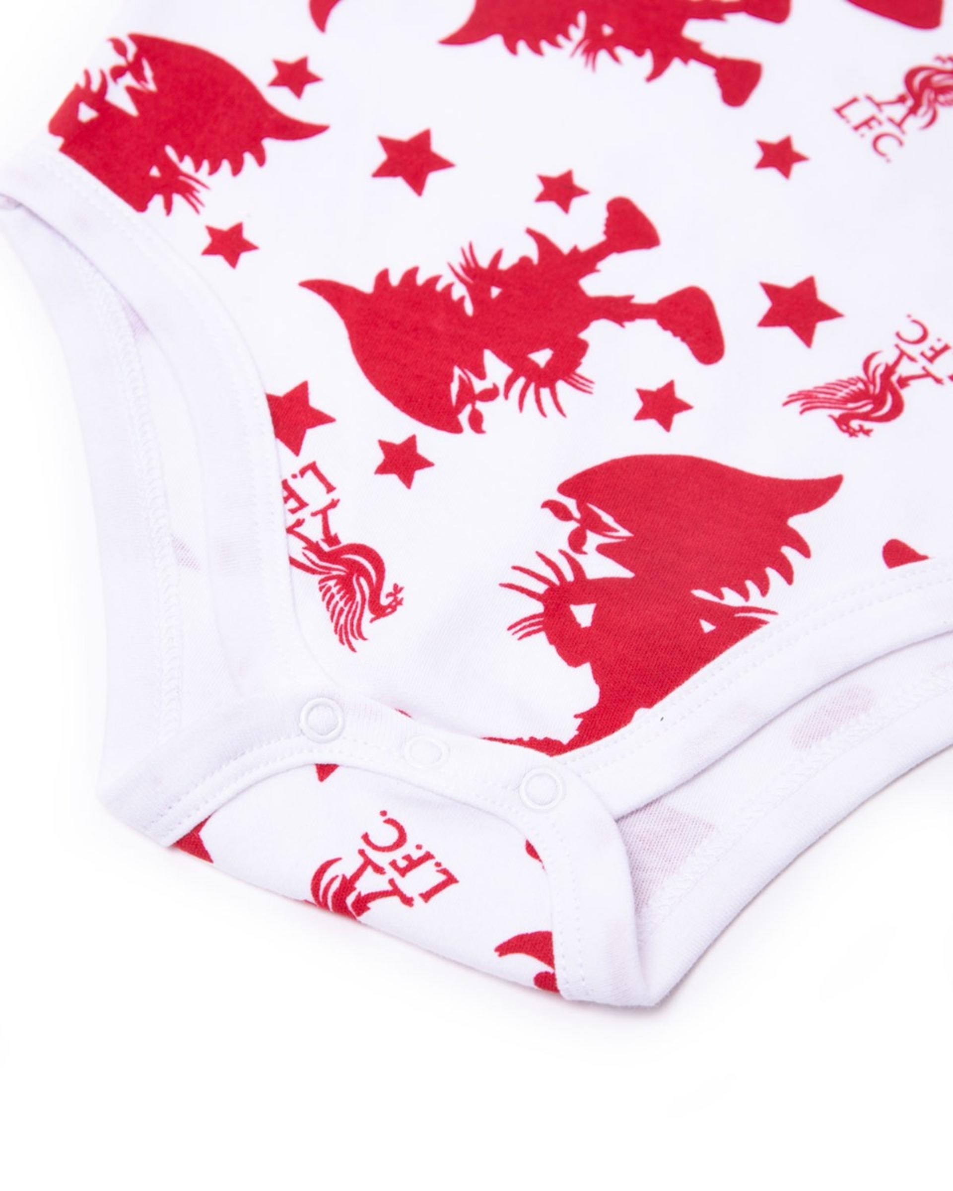 LFC Spædbørn Mighty Red 2Pk Bodysuits Rød - Image 4