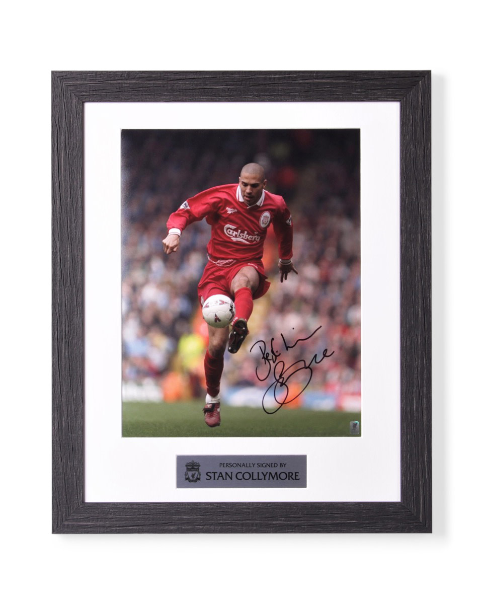 LFC Signed Collymore 12x16 Signed Image - Image 1