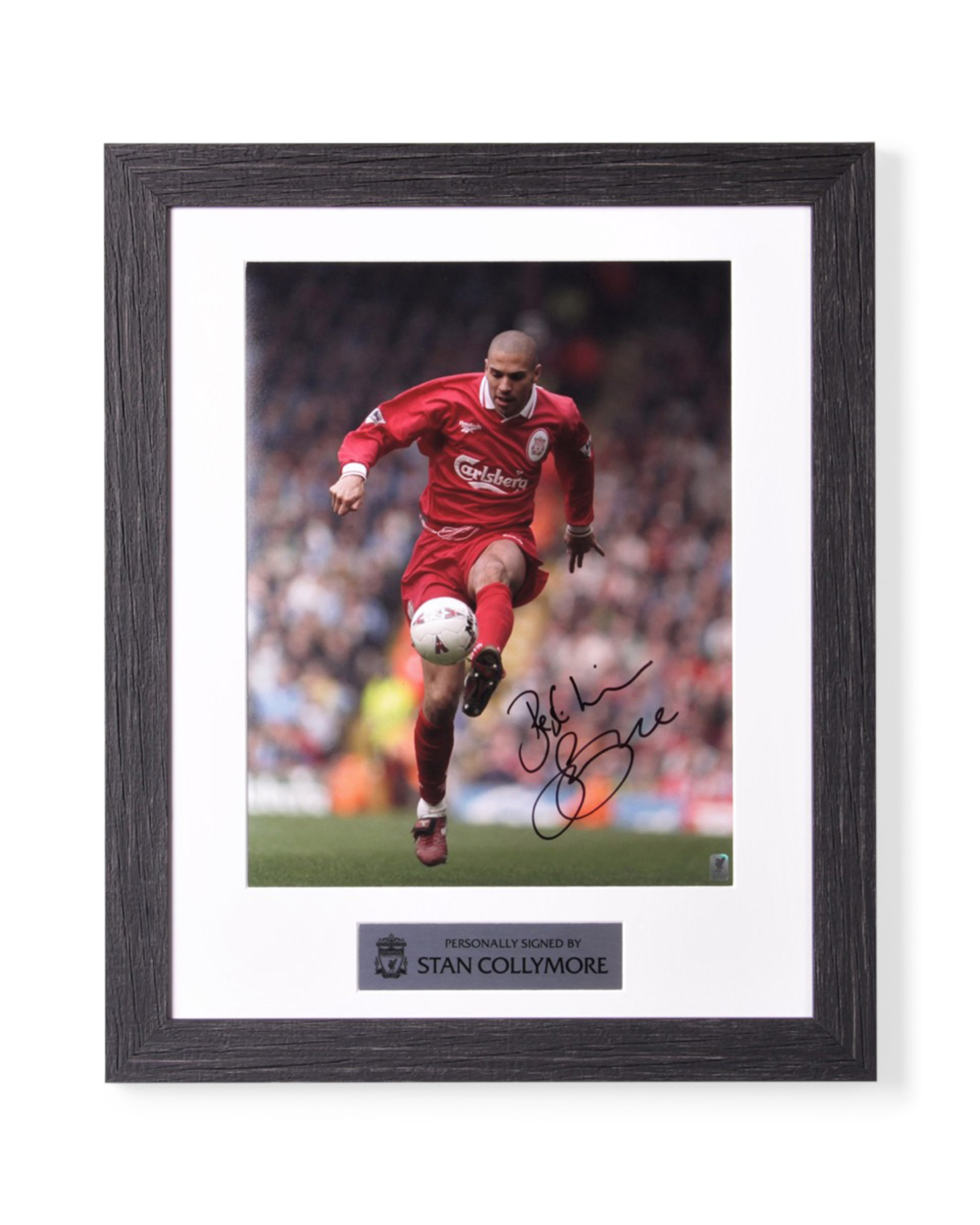 LFC ลายเซ็นสัญญา Collymore 12x16 รูปภาพที่ลงนามแล้ว - Image 1