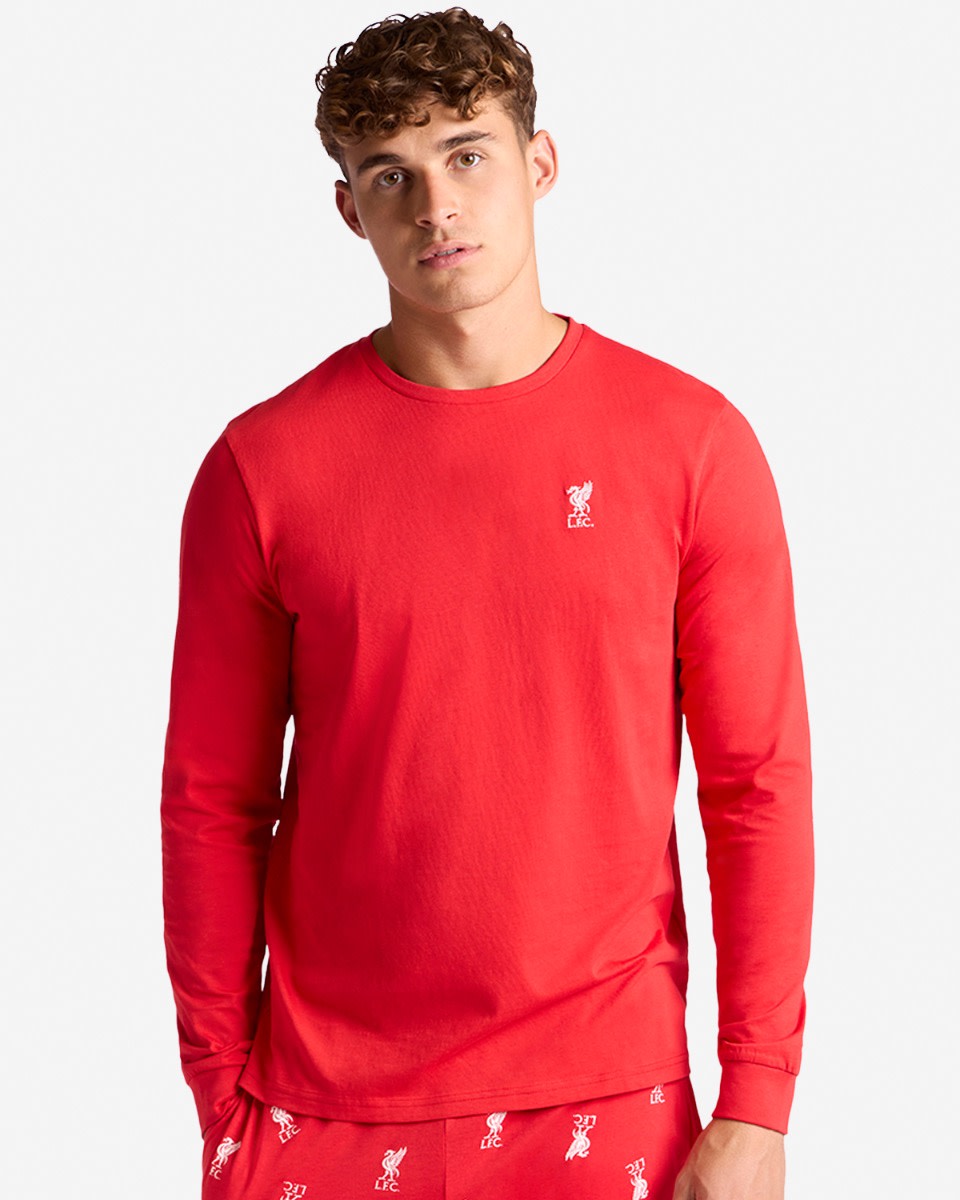LFC Mens Lounge Set Red - Image 2