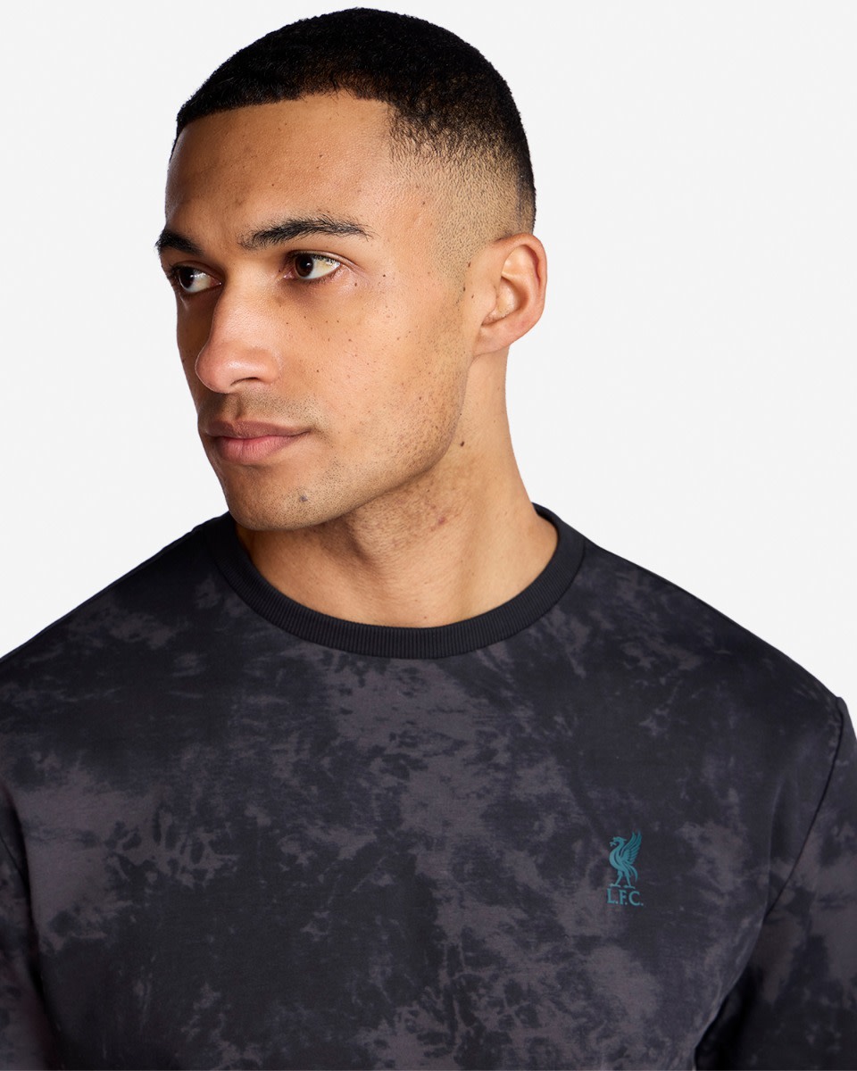 LFC Mens Oversized Tie Dye Effect Black - Image 2