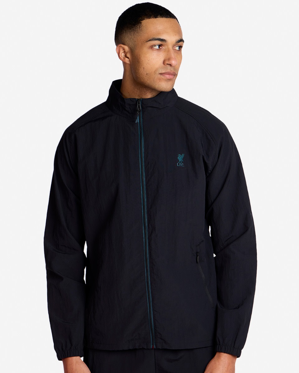 LFC メンズウインドブレーカージャケットブラック - Image 1
