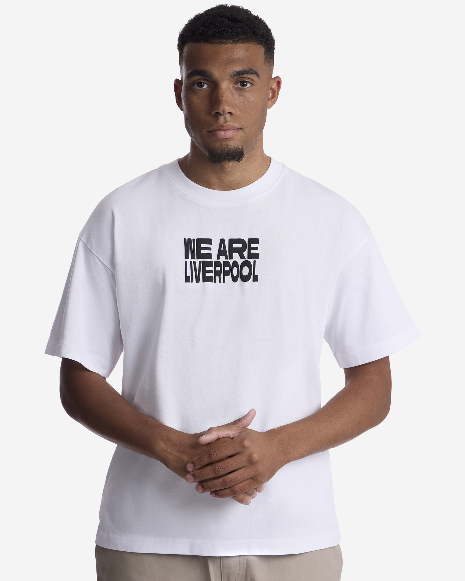 Camiseta extragrande para hombre LFC We Are Liverpool, color blanco - Image 2