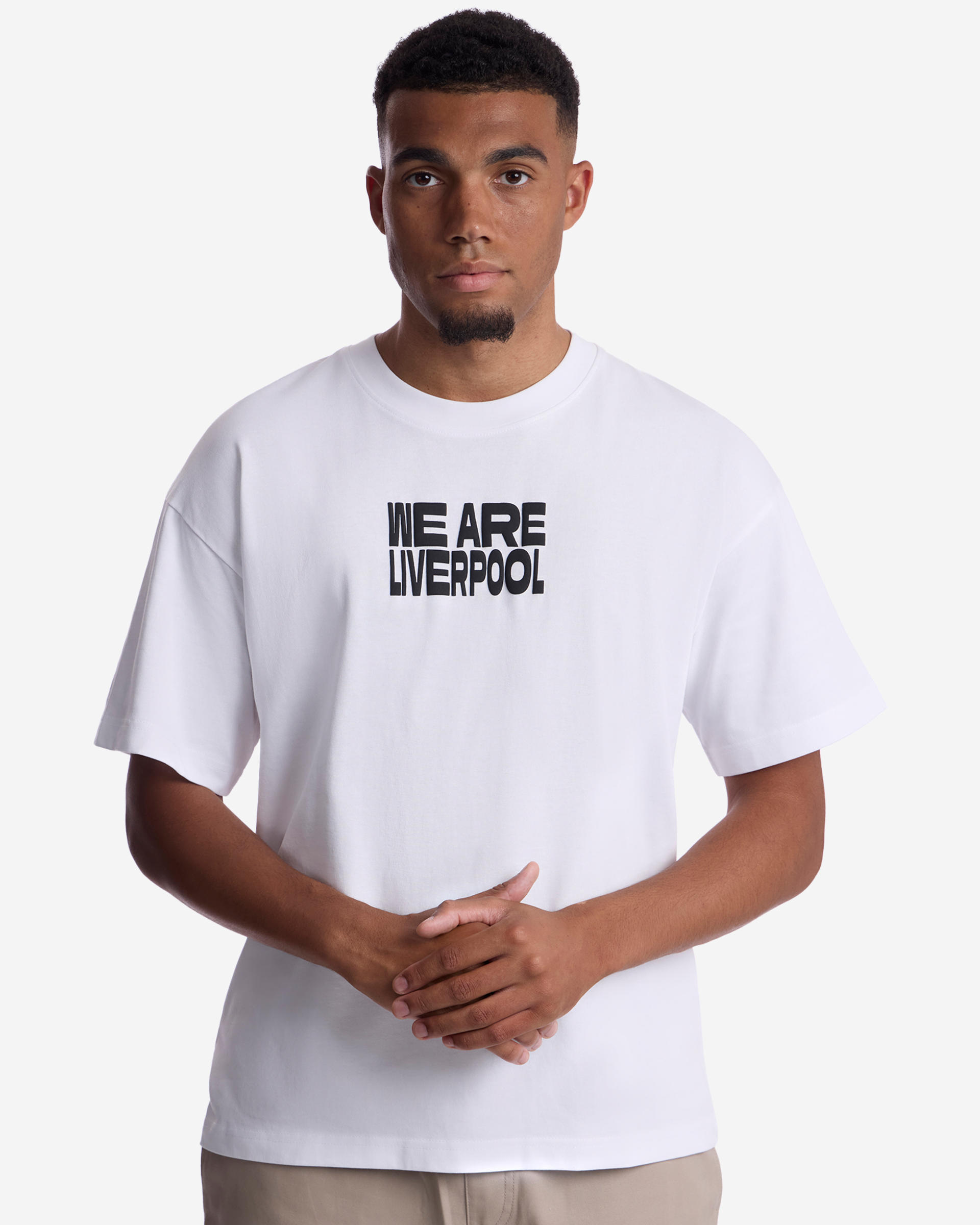 Camiseta extragrande para hombre LFC We Are Liverpool, color blanco - Image 2