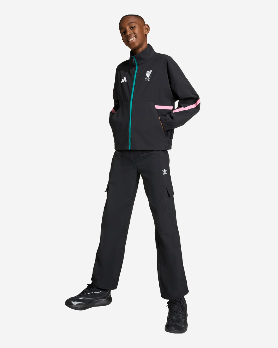 LFC adidas Juniors 25/26 Z.N.E Anthem Jakke Sort - Image 4