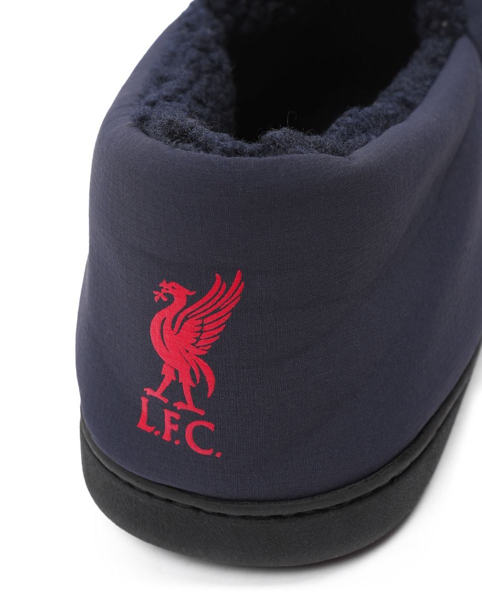 LFC Mens Quilted Slippers Navy - Image 3