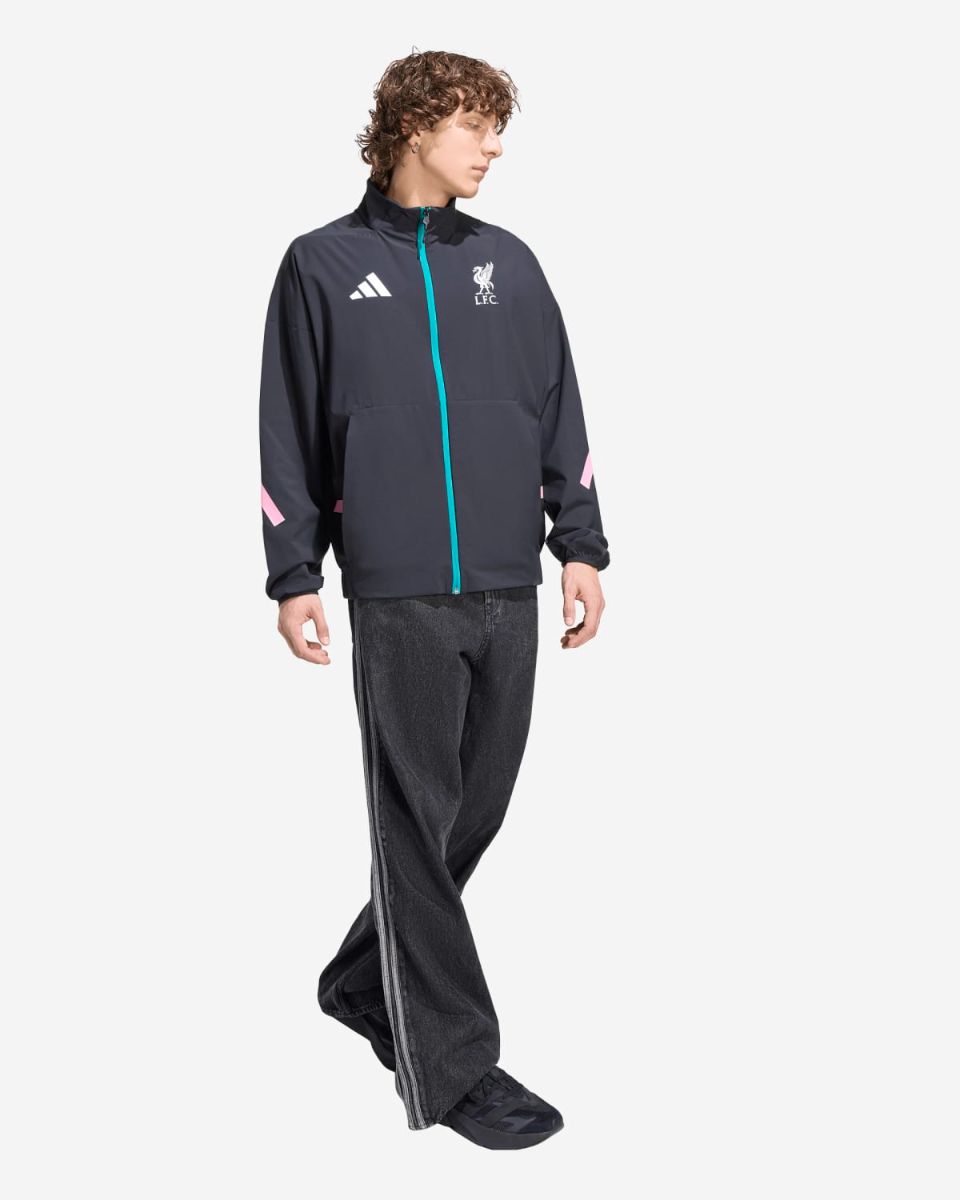 LFC adidas Mens 25/26 Z.N.E Anthem Jacket Black
