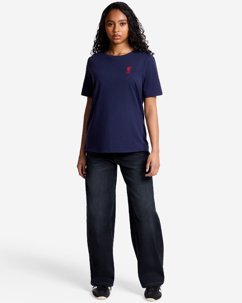 LFC Liverbird T-Shirt für Damen, Marineblau - Image 3