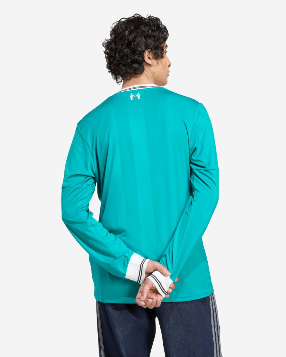  Liverpool FC 長袖シャツ グリーン LFC adidas Mens 25/26 Third Long Sleeve Jersey