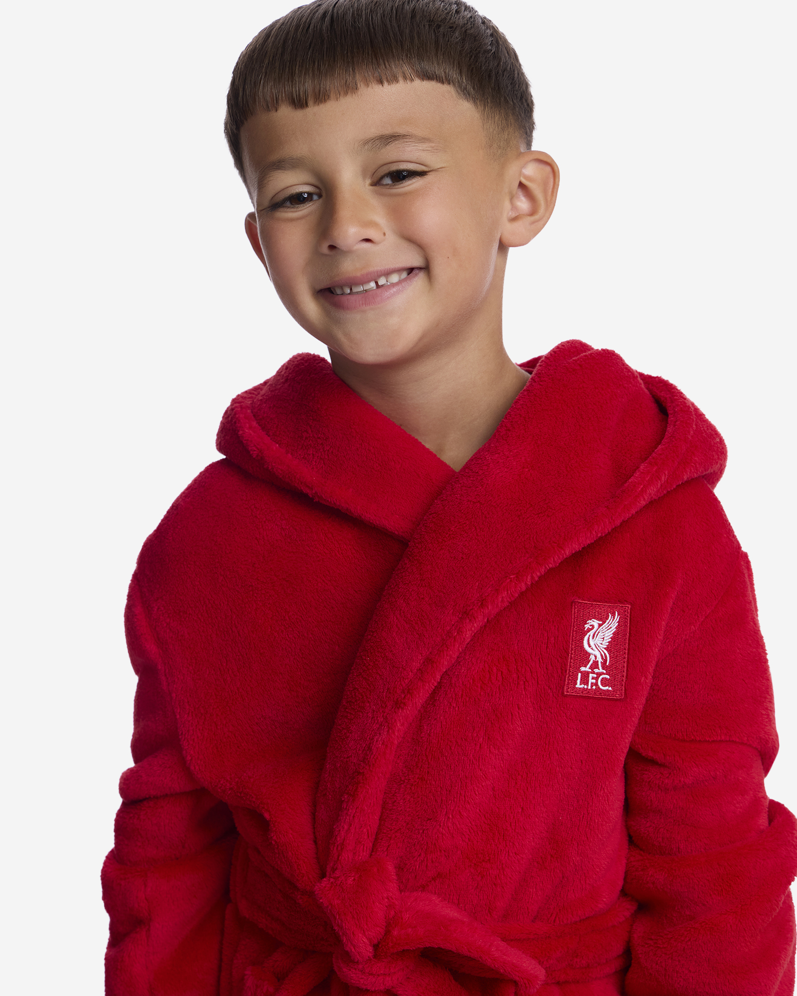 LFC Juniors YNWA morgonrock med huva röd - Image 1