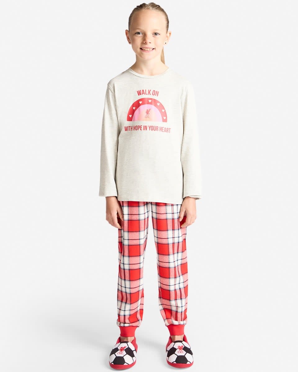 LFC Infants Girls Long Pyjama Set Ecru - Image 1